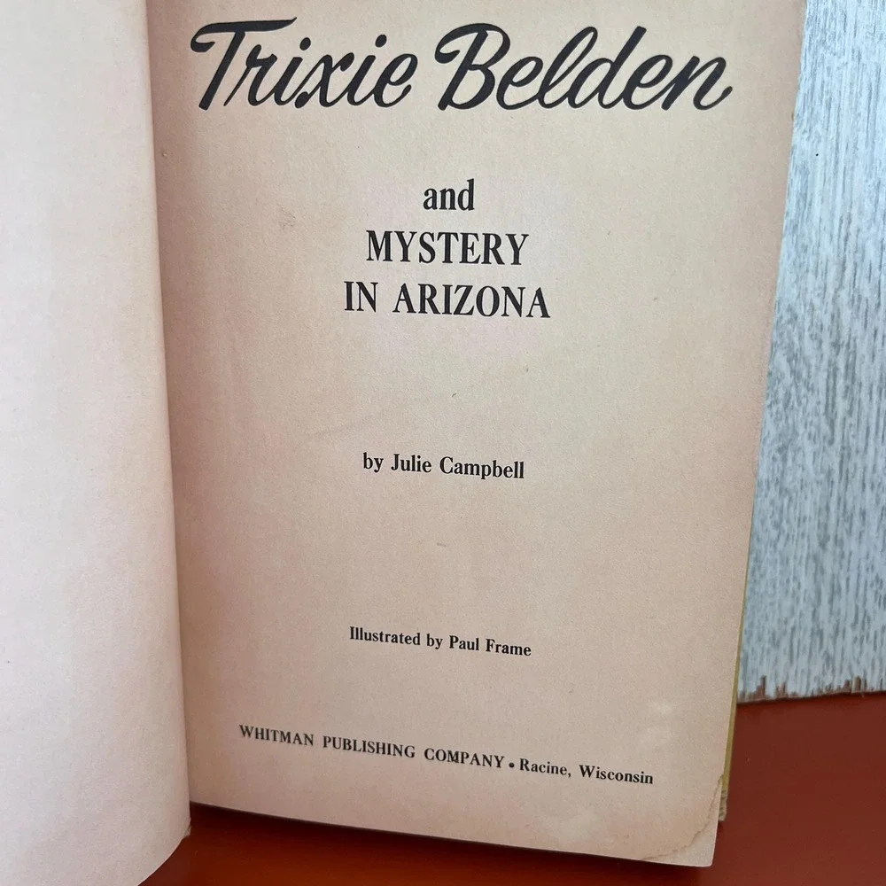 Trixie‎ Belden and Mystery in Arizona, vintage YA hardcover 1965